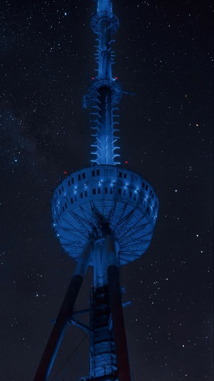 Tower and stars, Tbilisi - photograph by Lika Arobelidze