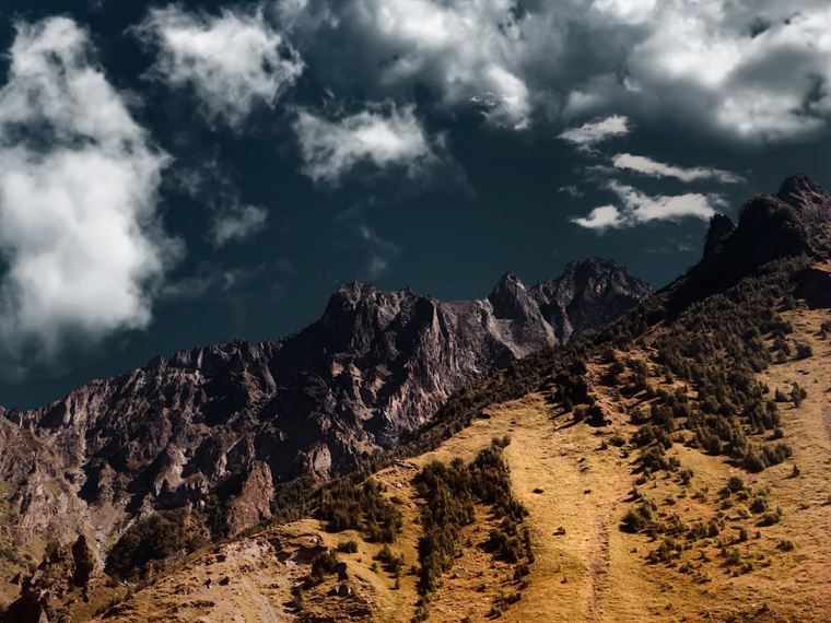 Weather coming in, Greater Caucasus - photograph by Lika Arobelidze