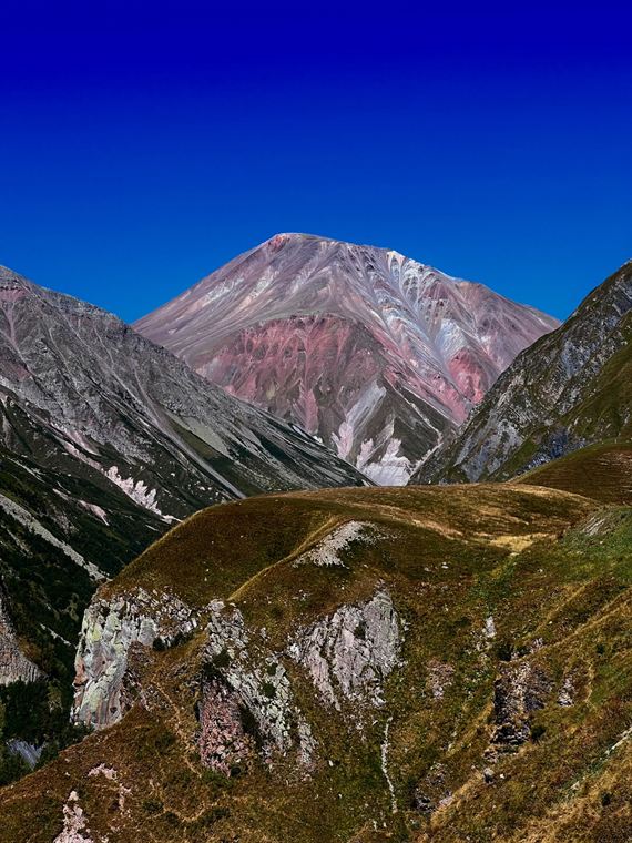 Ridge line, Greater Caucasus - photograph by Lika Arobelidze