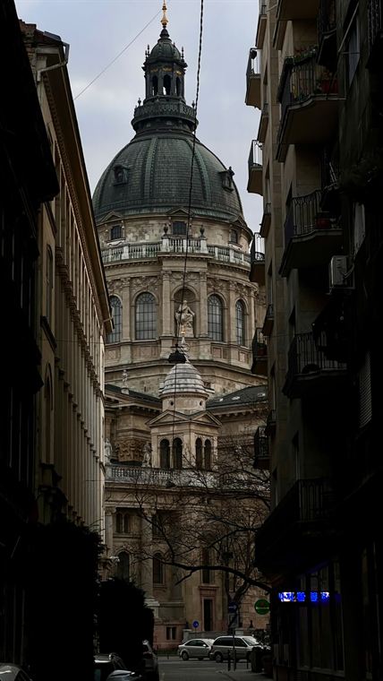 Dome at the end of the street - photograph by Lika Arobelidze