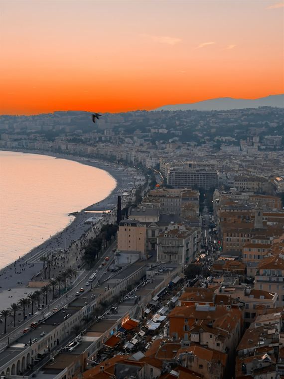 Baie des Anges, Nice - photograph by Lika Arobelidze