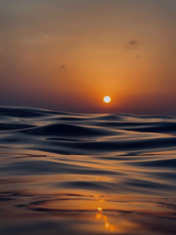 Sun on the swell - photograph by Lika Arobelidze