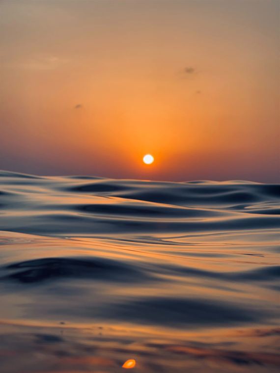Sun on the swell II - photograph by Lika Arobelidze